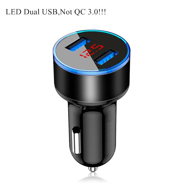 Car USB Fast Mobile Phone Charger - TurboRobot