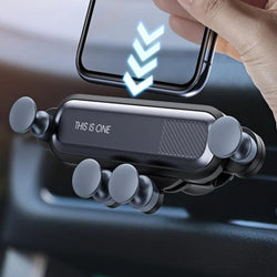 Gravity Car Clip Mount Mobile Phone Holder - TurboRobot